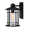 Cwi Lighting Belmont 1 Light Outdoor Black Wall Lantern 0096W7-1-101 - alternate 1